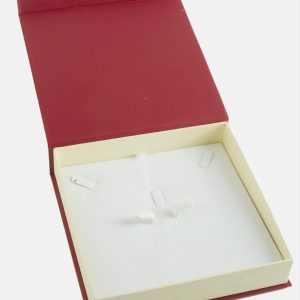 Büyük Lüx Set Kolye Kutusu-Bordo