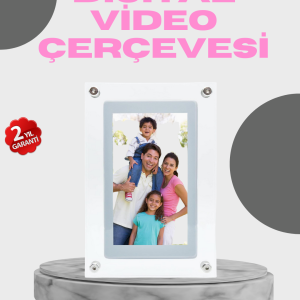 7 İnç IPS Ekranlı Dijital Çerçeve – Yüksek Parlaklık ve 4GB Dahili Hafıza