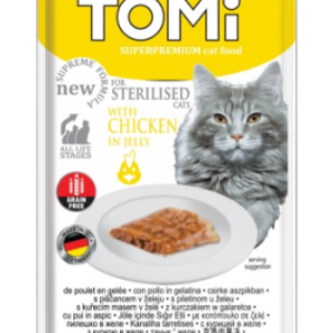 Tomi Kedi Kısırlaştırılmış Tavuk Tahılsız Pouch85g Mama