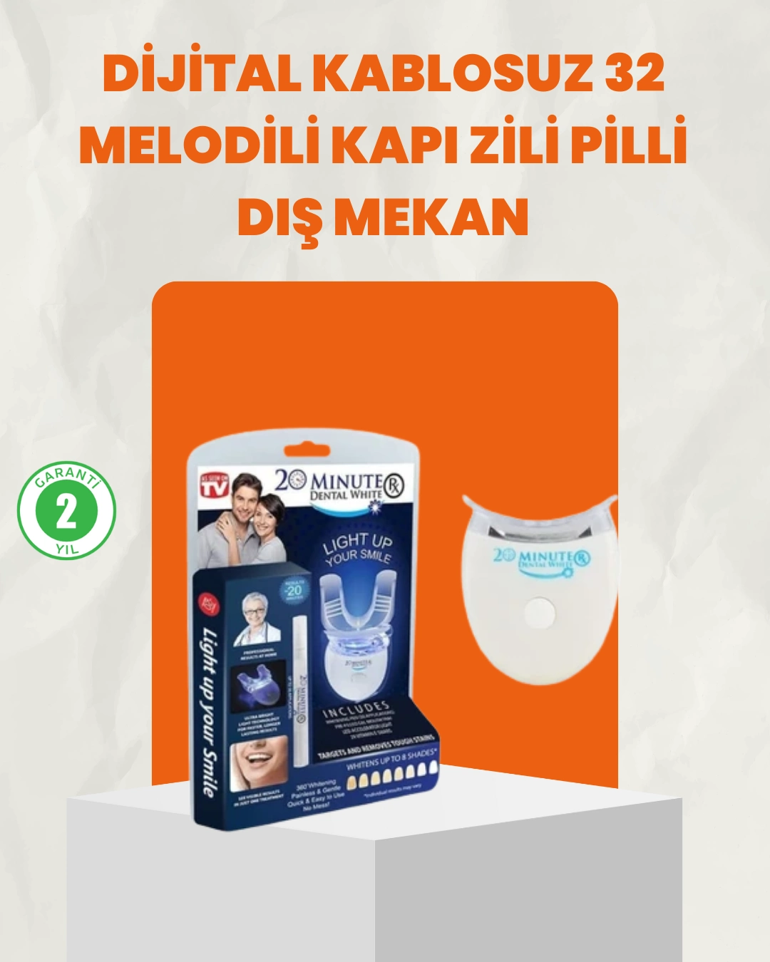 BFS Beyazlatma Kalemli LED Diş Parlatma Seti