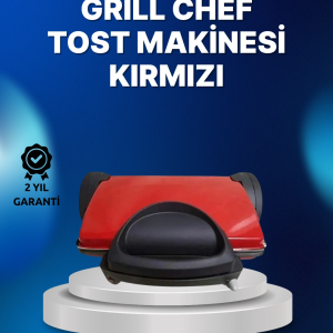 BFS Tost Makinesi Kırmızı Döküm Plaka 6+ Dilim Çok Kapasiteli Izgara