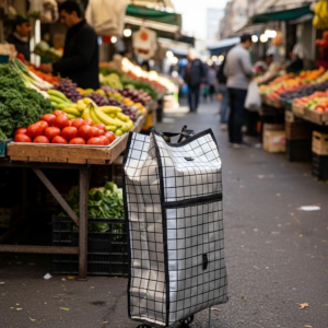 BFS Ağır Yük Taşımaya Uygun Tekerlekli Market ve Pazar Çantası