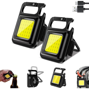 Anahtarlıklı, Açacaklı,Güçlü Mıknatıslı 3 Farklı Led Modlu Mini Boy Asılabilen LedEl Feneri
