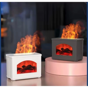 aroma terapi şömine hava nemlendirici alev etkisi