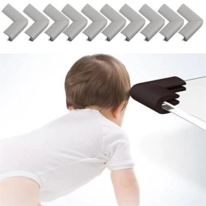 Kauçuk Bebek Çocuk Masa Sehpa Ünite Kenar Köşe Darbe Koruyucu Güvenlik Kiti