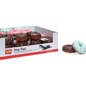 Karlıe Donat Figürlü Sesli Köpek Oyuncağı (12cm)