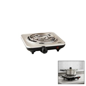 GÜMÜŞ TEK GÖZLÜ ELEKTRİKLİ OCAK 1000W 5 FARKLI AYARLANABİLİR ISI KONTORL KAYMAZ AYAK HIZLI ISINAN TAŞ  SCO-5065 (5296)