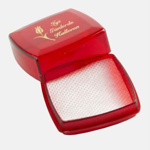 İyi Günlerde Kullanın Yazılı Gram Altın Kutusu Küçük-Kırmızı