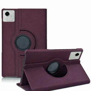 Newface Huawei Honor Pad X9A 360 Tablet Deri Kılıf - Mürdüm