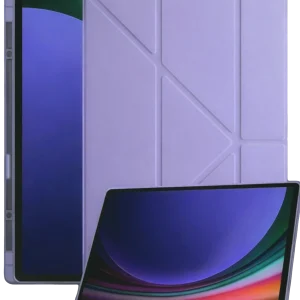 Newface Samsung Galaxy Tab A11 Plus Kalemlikli Mars Tablet Kılıfı - Lila