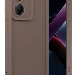 Newface Xiaomi Poco X7 Pro Viera Silikon - Kahverengi