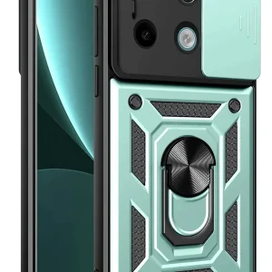 Newface Xiaomi Redmi Note 13 Pro 4G Pars Lens Yüzüklü Silikon - Yeşil