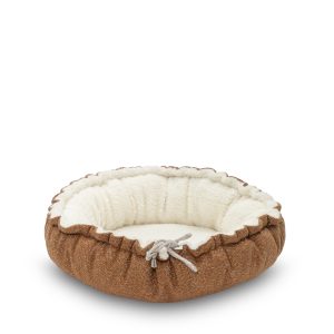 Pet Comfort Sunflower Çift Taraflı Terra/Ekru Kedi ve Köpek Yatağı 60cm