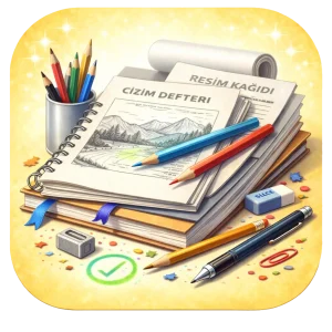 Sanatsal Kağıtlar ve Kalemler