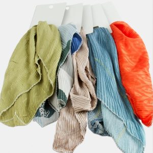 Zr Karışık Pliseli Fular 50 cm-Renkli