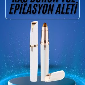 Kaş Bıyık Epilasyon Aleti İnce Uçlu Yüz Için Tüy Alıcı Pilli