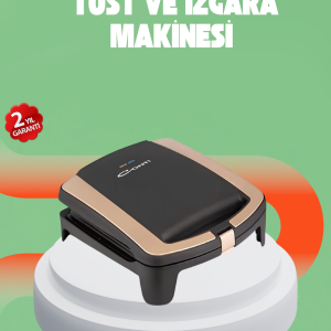 Tost Makinesi 4 Dilim Kapasite 1500 Watt Hızlı Isıtma