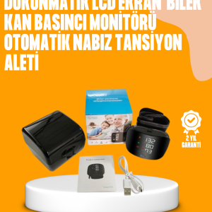 Dijital bilekten tansiyon ölçüm cihazı LCD