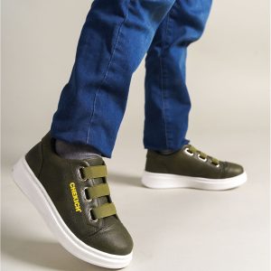 1007 - Montana Çocuk Ayakkabı HAKI