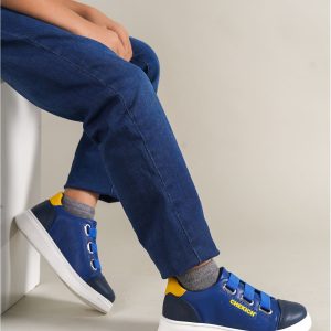 1007 - Montana Çocuk Ayakkabı Lacivert-Mavi-Sarı