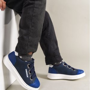 1007 - Montana Çocuk Ayakkabı Mavi Lacivert