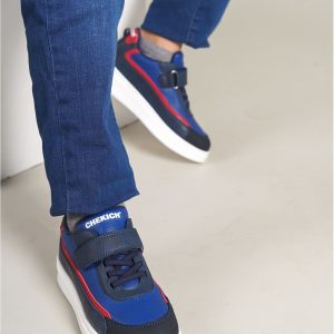 1015 - Star-X Çocuk Ayakkabı Lacivert Mavi Kırmızı