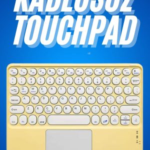 Bluetooth Touchpad Klavye Ultra İnce Taşınabilir Q Klavye