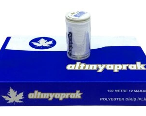 12 Parça Beyaz 100 Mt Dikiş İplik