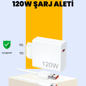 120 Watt Type C Hızlı Şarj Cihazı  Reno 4 5 6 Uyumlu