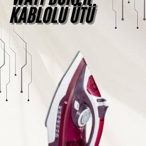 Modern Tasarım 2200W Dayanıklı Buharlı Seramik Kaplama Ütü