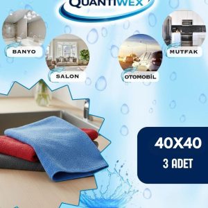 Mini Tank Mikrofiber Bez 40x40 cm 3’lü Set – Sihirli Temizlik, Araba Kurulama, Mutfak ve Banyo Havlusu
