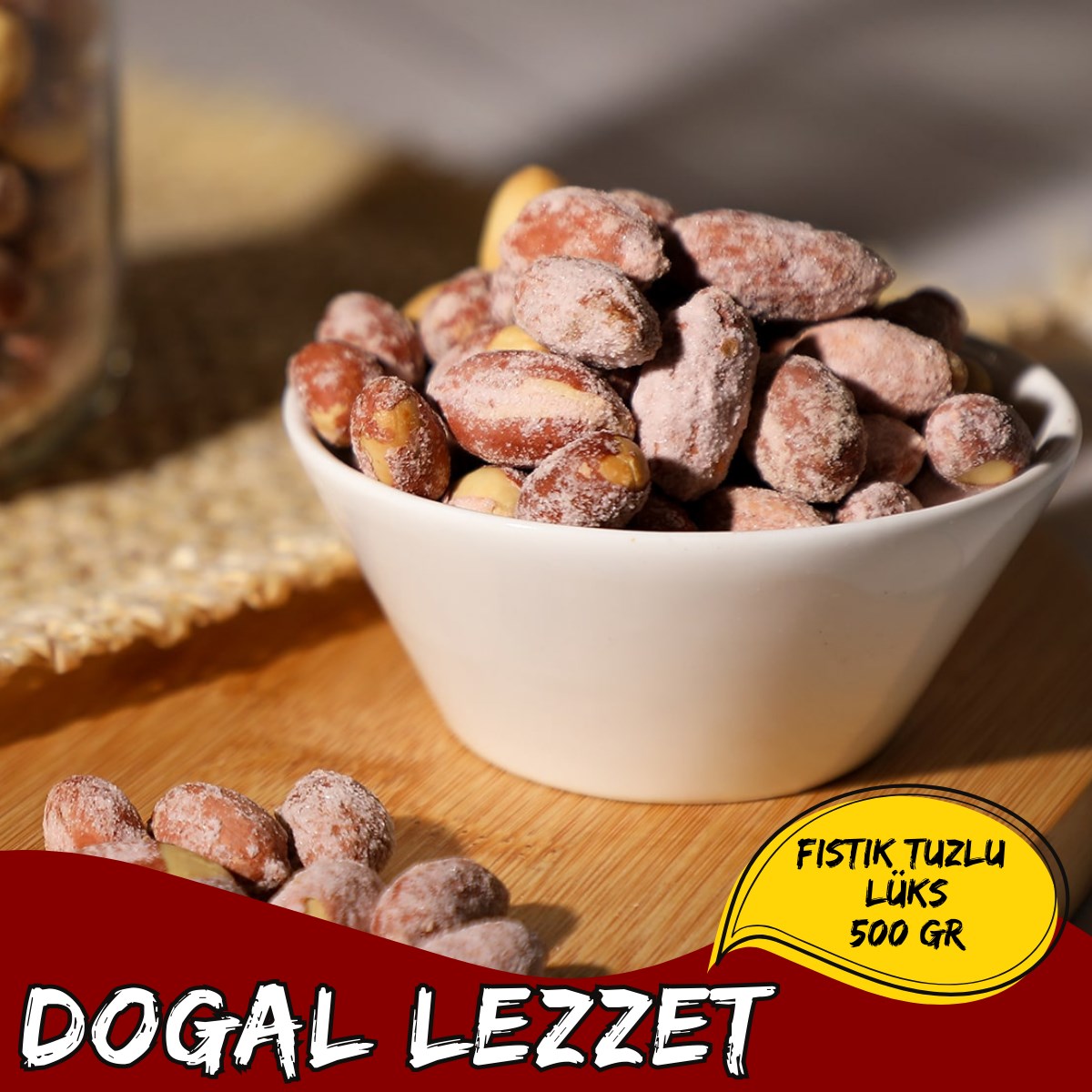 Mey İthalat® FISTIK TUZLU LÜKS 500 GR