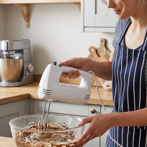 Elektrikli El Mikseri 250W 5 Hız Kademeli Hamur ve Kek Mikseri