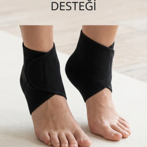 2'li Silikon Tabanlı Ortopedik Çorap Seti Topuk Dikeni Destekli