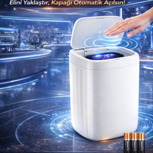20 Litre El Algılayan Sensörlü Çöp Kovası