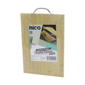 22X32 X 1.7CM LUX AHŞAP BAMBU KESİM PANOSU - KESME TAHTASI METAL KULPLU (5296)