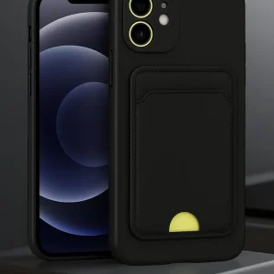 Newface iPhone 11 Kılıf Kelvin Kartvizitli Silikon - Kırmızı