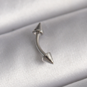 316L Çelik Gümüş Renk Çivi Model Piercing