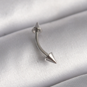 316L Çelik Gümüş Renk Çivi Model Piercing