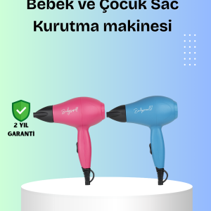 Bebek Dostu Mini Fön – Statik Elektrik Azaltıcı Anion Teknolojisi