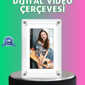 450 Nit Yüksek Parlaklık 7 İnç Dijital Resim Çerçevesi – Her Açıdan Net Görüntü