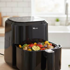 4 Litre Cam Hazneli 1360W Ayarlanabilir Isılı Airfryer