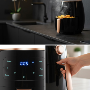Çok Amaçlı Air Fryer Kızartma Fırınlama ve Isıtma Özellikli