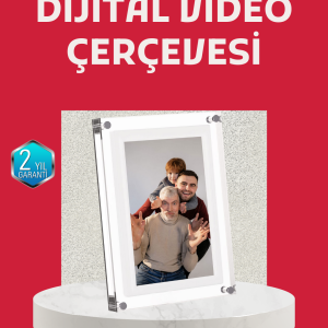 Kompakt Tasarımlı 7 İnç Dijital Fotoğraf Çerçevesi – Modern ve Şık Görünüm