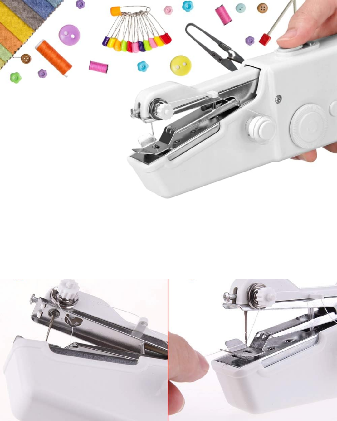 Taşınabilir Mini Dikiş Makinesi Hızlı Onarım ve Kendin Yap - Görsel 4