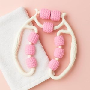 9 Tekerlekli Lenfatik Masaj Roller – Selülit Giderici, Cilt Sıkılaştırıcı, Bacak Kol Sırt Masaj Aleti (5296)