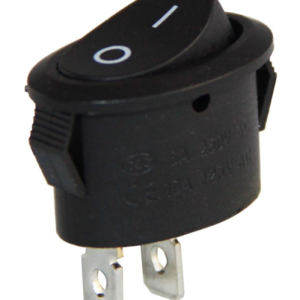 IC-134C Oval Işıksız Anahtar ON-OFF 2P KCD1-9-101