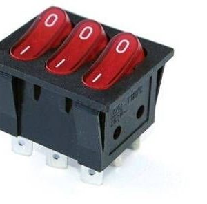 IC-135 Üçlü Işıklı Anahtar ON-OFF 9P
