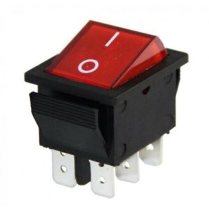 IC-104A Geniş Işıklı Anahtar 6P ON-OFF KCD2-202N