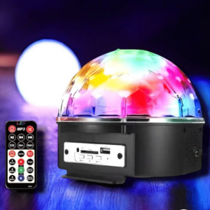 Bluetooth ve Uzaktan Kumandalı Çok Renkli Masaüstü Disko Topu